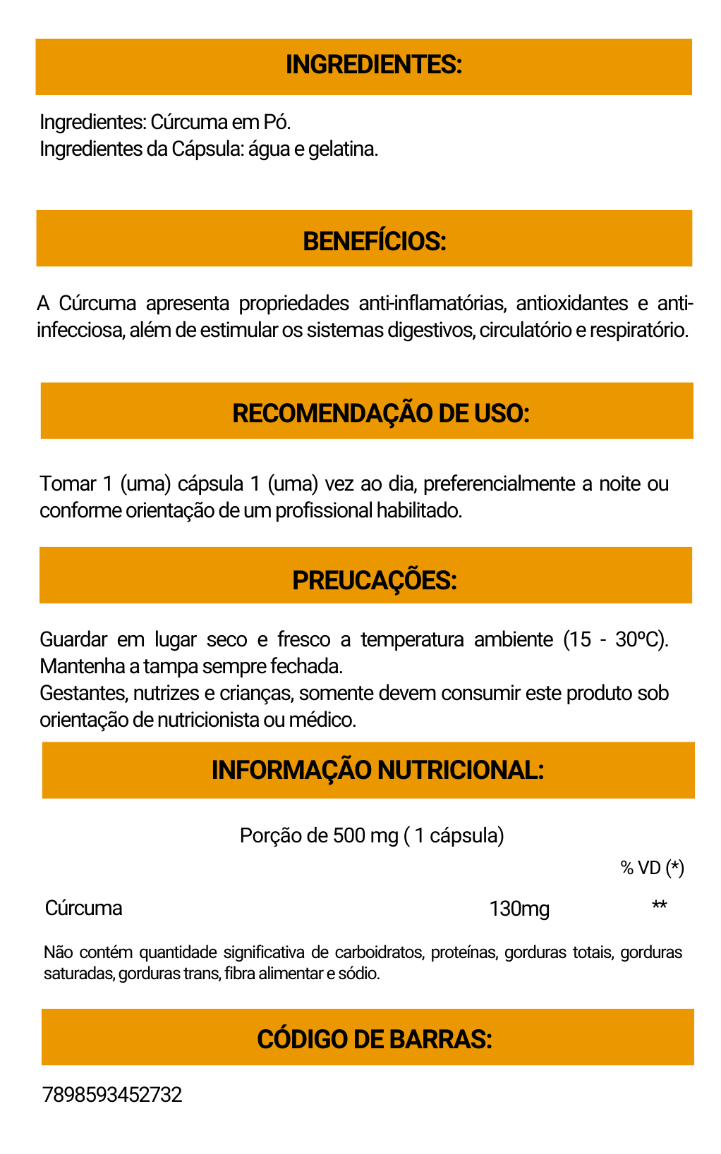Cúrcuma São Raizeiro